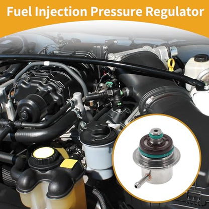 Fuel Pressure Regulator Fuel Pump Regulator for Mercedes-Benz C-Class 1993-2001 No.0280160587 Metal Corrosion Resistant 20-70 Psi 1 Pcs