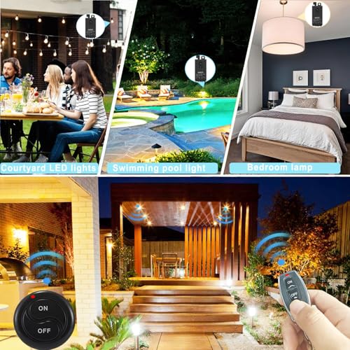 Wireless Lights Switch,110V/120V/240V /10A Relay,Mini Remote Switch. - color: 110V-240V Mini Remote switch-10A
