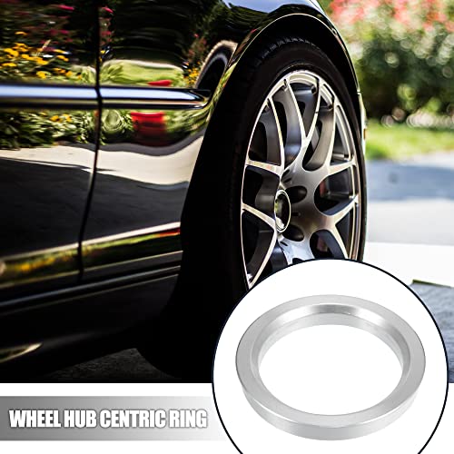 X AUTOHAUX 4pcs OD 70.6mm to ID 54.1mm Aluminium Alloy Car Hub Centric Rings Wheel Bore Center Spacer - size: 54.1mm
