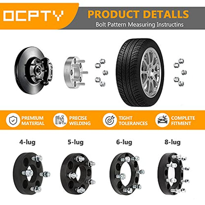 OCPTY 5x120 Wheel Spacers 2" for Chevrolet Corvette 2020-2023 Bore 66.9mm - size: 2 inch