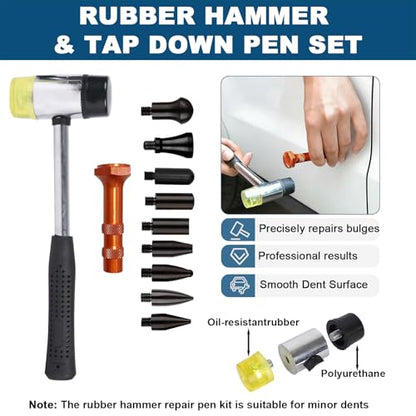 Paintless Dent Repair Kit 39PCS PDR Dent Repair Kit with Bridge Dent Puller - size: Dent Puller Tool - 39 Pcs