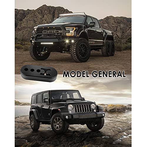 12mm Hole 4.25" EPDM 4 Hole Exhaust Hanger Adjustable Muffler Shock Absorber for Exhaust Pipe,Universal Tailpipe Mount Brackets Insulator Fit Car Truck SUV (2pcs) - size: 2pcs