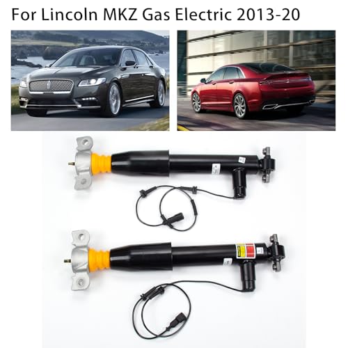 2PCS Rear Suspension Struts Shock Absorbers w/Electronic Compatible with 2013-2020 Lincoln MKZ, Replacement Struts Shocks Assembly - size: F370