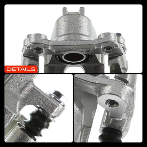 A-Premium Rear Left and Right Side Disc Brake Caliper with Bracket - style: Rear Driver and Passenger Side