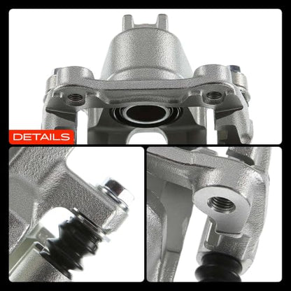 A-Premium Rear Left and Right Side Disc Brake Caliper with Bracket - style: Rear Driver and Passenger Side