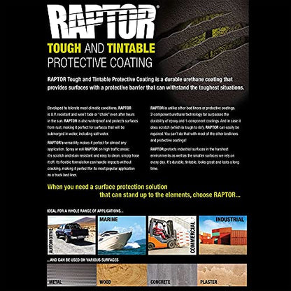 Custom Shop Raptor Tintable Urethane Spray-On Truck Bed Liner, 1 Quart Kit