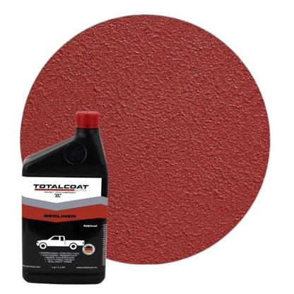 Spray In or Roll On, Red Truck Bed Liner Paint - 2 Quarts - color: Red