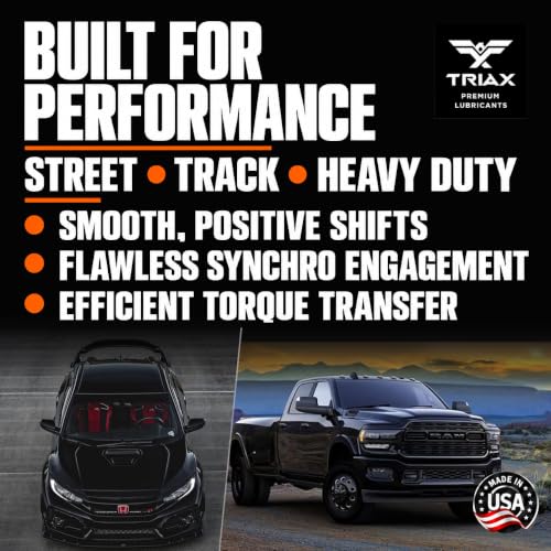 TRIAX Synergy Gear MT 75W-80 GL-4, Full Synthetic Manual Transmission and Gear Box (4 Gallon Pack) - size: 4 Gallon Pack