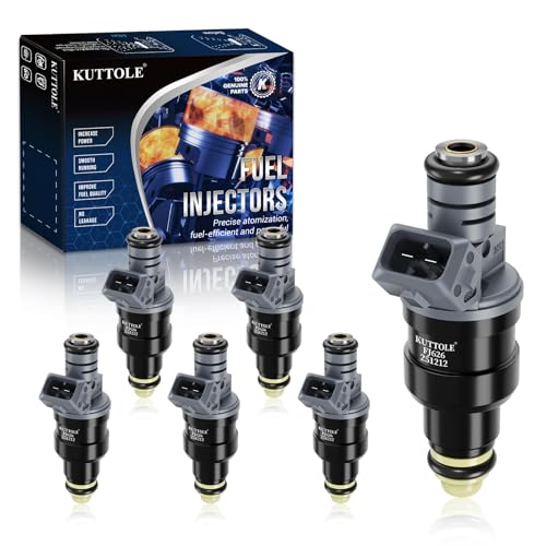 6Pcs Fuel Injectors Compatible with Ford F150 E150 E250 8001640N - size: FJ626