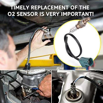Nifeida 15525 234-4296 Oxygen O2 Sensor 2 Downstream Compatible with 2002-2006 Nissan Sentra Altima Armada Maxima Murano NV1500 NV2500 NV3500 Replace#234-4301 - size: 15525