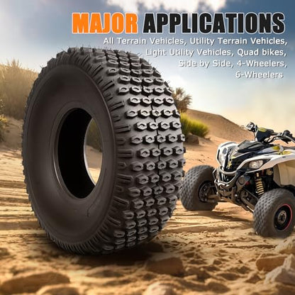 TRIPOWER 20x7-8 ATV Tires 20x7x8 All Terrain Sport Quad Tires Compatible with Honda TRX90 TRX125 Yamaha Breeze YFA125, 4 Ply Tubeless, Set of 2 - size: 20x7-8