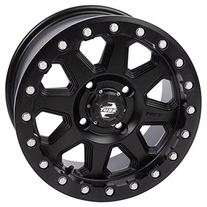 4/156 Tusk Uinta Beadlock Wheel 15x7 6.0 + 1.0 Matte Black