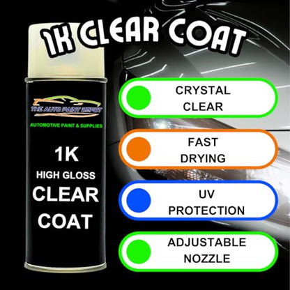 Auto Paint Depot 1K Clear Coat Spray - Professional High Gloss Aerosol - Made in USA - 13.5oz Automotive Touch Up
