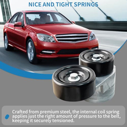 39142 Engine Belt Tensioner Serpentine Belt Drive Idler Pulley Kit - size: 90K-39142