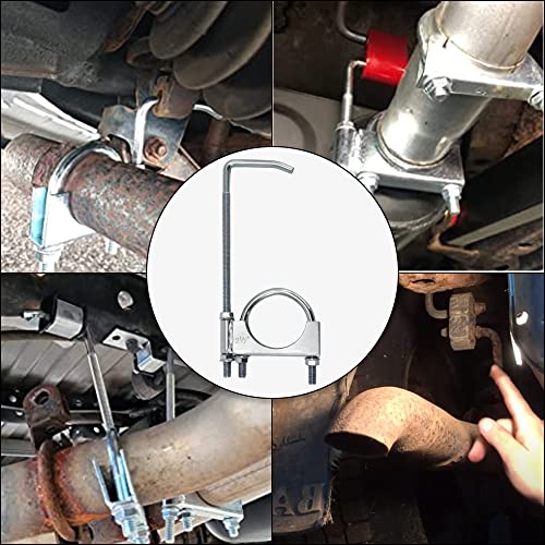 Exhaust Clamp With Hanger for 3" Exhaust Pipe - style: 3in