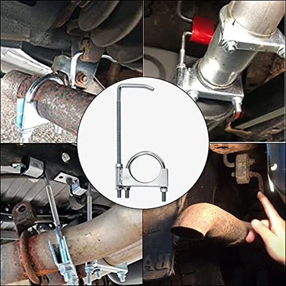 Exhaust Clamp With Hanger for 3" Exhaust Pipe - style: 3in