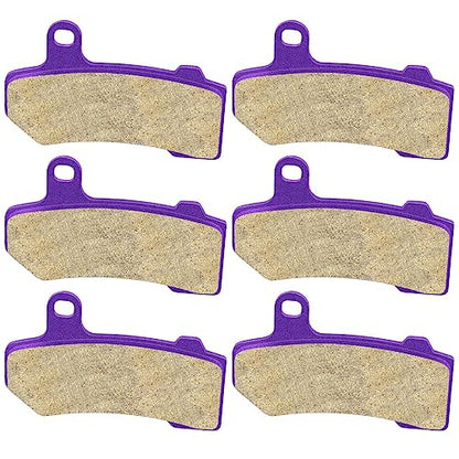 OCPTY Carbon Fiber Brake Pads FA409 for 2008-2013 FLHRC Road King Classic