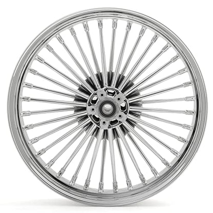 TOFR 21x3.5 16x5.5 Chrome Front Rear Wheels For Harley Dyna FXDB FXD 08-17 - color: 21x3.5 16x5.5 Chrome, size: Dyna 2008-2017