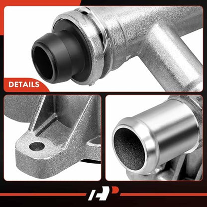A-Premium Upgraded Aluminum Coolant Housing Water Outlet - style: Water Outlet