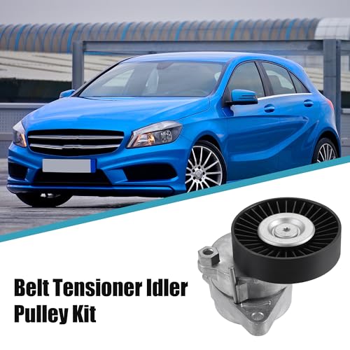 X AUTOHAUX Serpentine Belt Tensioner Pulley Assembly for Mercedes-Benz C240