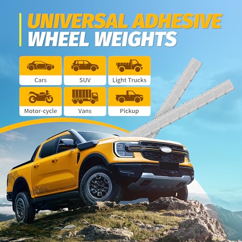 Wheel Weights 1/4oz Gray Adhesive Stick on Roll, 850PCS Galvanized Steel - size: 1/4OZ-850PCS -Gray