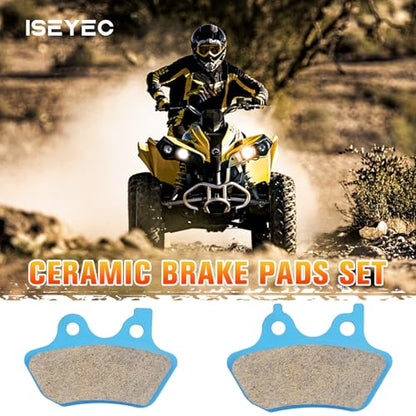 Front & Rear Ceramic Brake Pads for Harley Davidson Touring Softail Dyna