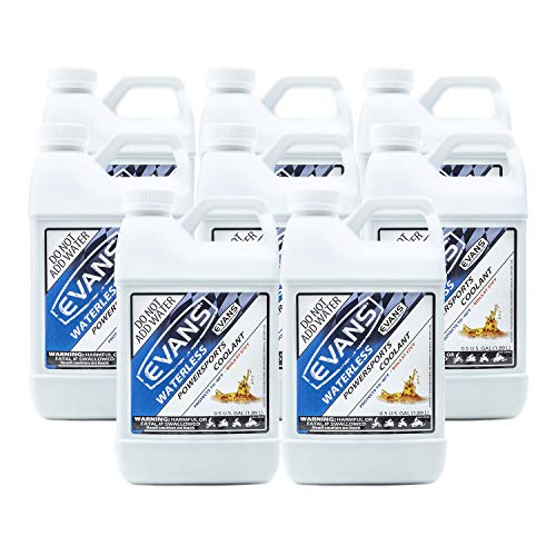 Evans Coolant EC72064-8PK Powersports Waterless Coolant, 64 fl. oz., 8 Pack - size: Pack of 8 (1/2 Gallon)