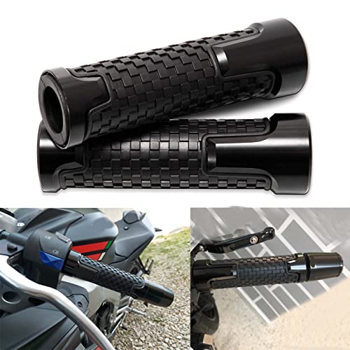 JMTBNO Universal 7/8" 22MM Motorcycle Hand Grips Motorcycle Handlebar Black - color: Black, size: Motorcycle Grip
