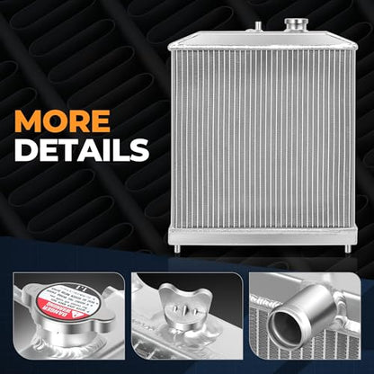 Auto Dynasty Radiator for 92-01 Honda Civic Del Sol Acura Integra MT - color: 92-01 Civic/Del Sol/Integra