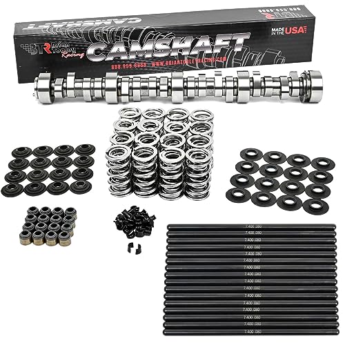BTR Brian Tooley Racing Centrifugal Supercharged Stage 2 Camshaft LS 5.3 5.7 6.0 6.2 LS1 LS2 LS3 L99 L76 Cam Kit (Cam, Steel Spring Kit, Pushrods) - size: Cam, Steel Spring Kit, Pushrods