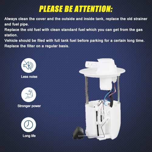 FP8874M - Fuel Pump Module Assembly E8874M fits 2005 2006 2007 2008 Corolla, Toyota Matrix L4 1.8L