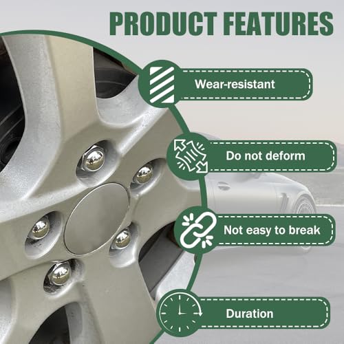 M12x1.5 Chrome Wheel Lug Stud Nut Set, Wheel Bolts & Wheels Lug Nuts