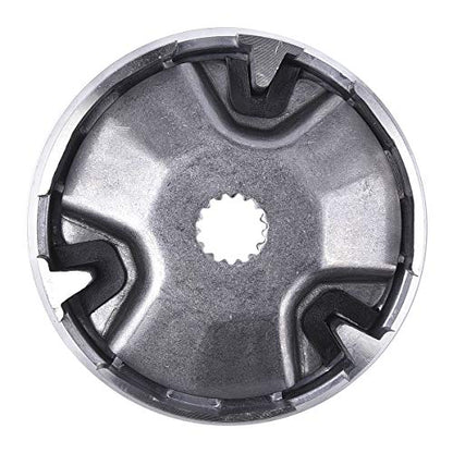 Transmission Rebuild Kit - Replacement Clutch Kit Compatible with Sportsman ATV, Predator, Scrambler, 50CC 90CC 2 Stroke ATV Part - Includes Clutch & Variator Assembly, Drive Belt & Roller Weights
