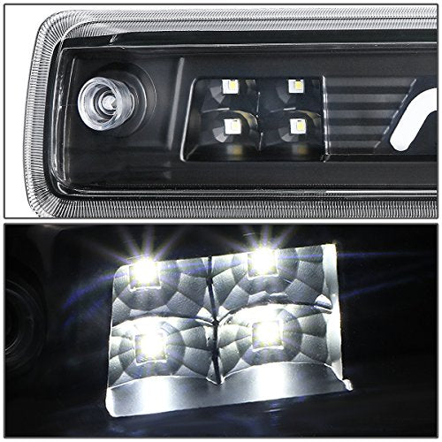 DNA MOTORING 3BL-COLO15-3D-LED-BK Black Housing 3D LED Third Tail Brake Light [Compatible with 15-18 Colorado/Canyon] - color: Black