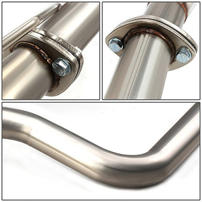 Auto Dynasty 4" Round Catback Exhaust System For 1992-2000 Honda Civic - color: Round Tip