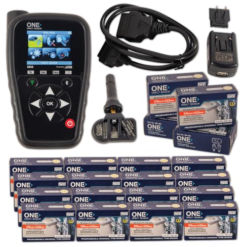 Silverback One-Direct TPMS Sensors 20 Pack and ATEQ SM47 Programming Tool - size: 20 Pack with Tool