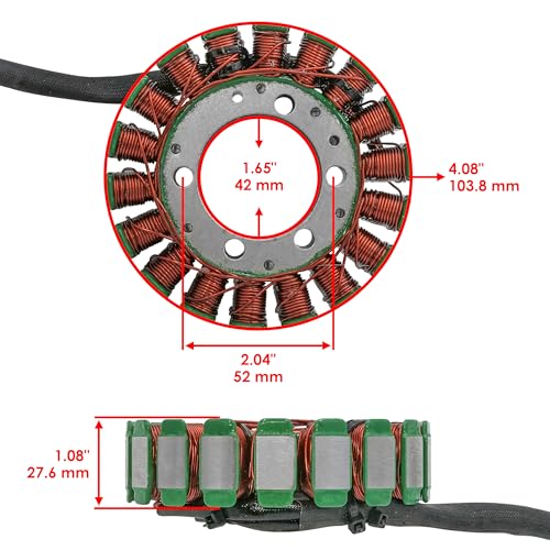 Caltric Stator and Regulator Rectifier with Gasket Compatible With Kawasaki Versys 650 Kle650 2007-2014