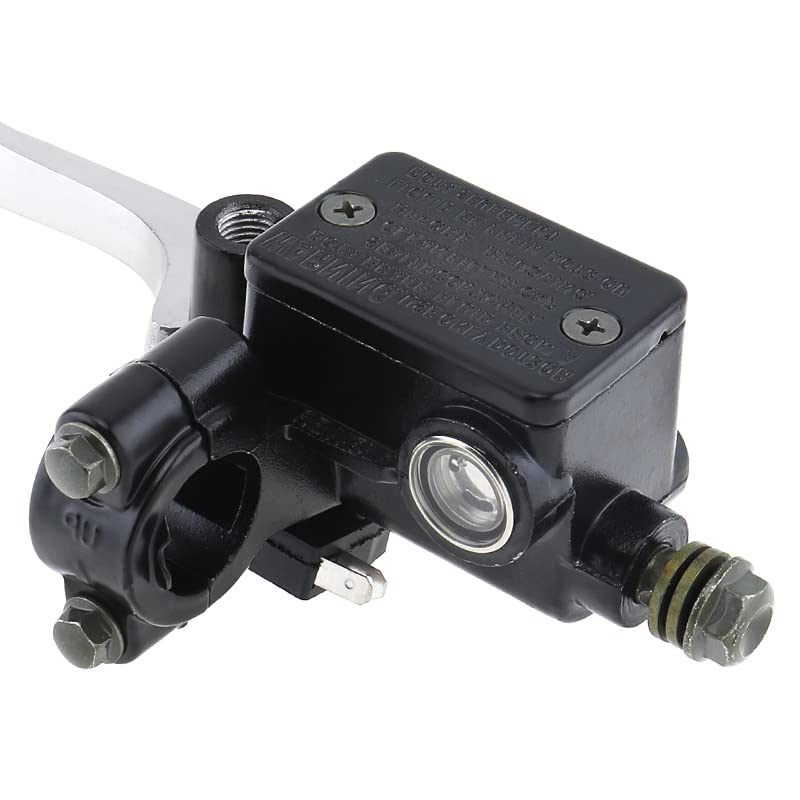 22mm 7/8" Left Hand Brake Master Cylinder Clutch Lever M10 Mirror Hole - style: Left Hand