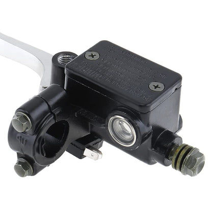 22mm 7/8" Left Hand Brake Master Cylinder Clutch Lever M10 Mirror Hole - style: Left Hand