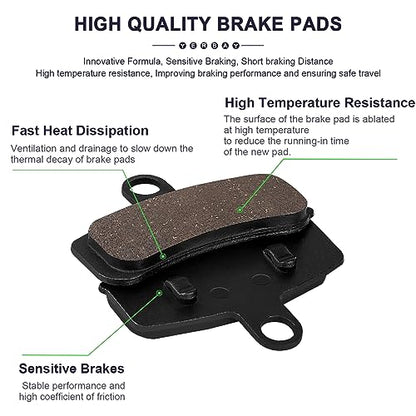 Motorcycle Front and Rear Brake Pads for Harley Davidson FXDWG