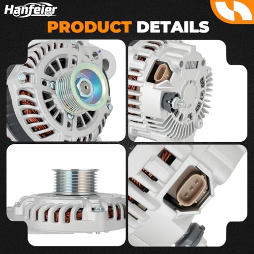 11340N Alternator for Infiniti Nissan G35 350Z 370Z 2007-2010 - size: 11340