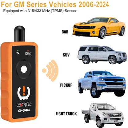 TPMS Relearn Tool for GM Tire Pressure Monitor System Sensor Programming Training Activation Tool OEC-T5 GL-50448 Auto Reset Tool for GM Series Vehicles 2006-2024