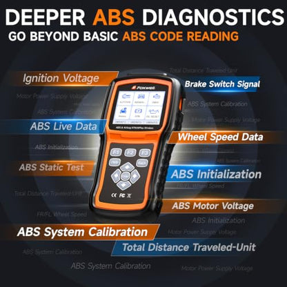 FOXWELL NT630 Plus ABS/SRS OBD2 Scanner, ABS Auto Bleed, Oil EPB SAS Resets