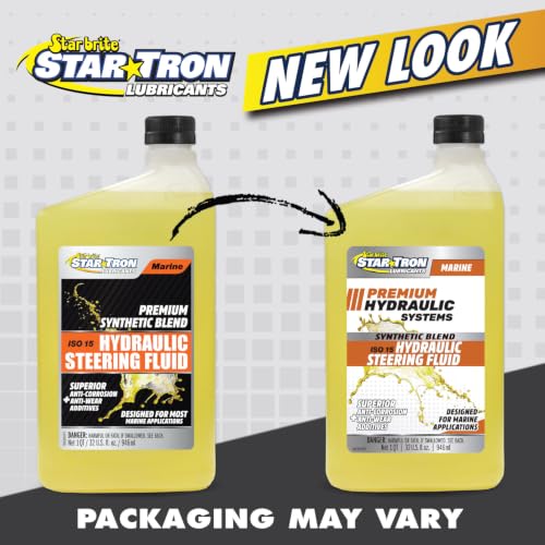 STAR BRITE Hydraulic Steering Fluid, Synthetic Blend, ISO 15, Marine-Grade - size: 1 US gal