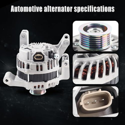 Alternator for Ma~zda 3 2010-2013 L4 2.0L 11342N 11342 A2TJ0791 - size: 2010-2013 Ma~zda 3 L4 2.0L.
