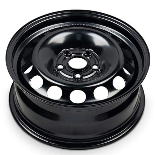 For 2005-2018 Volkswagen Jetta 16 Inch Painted Black Rim - OE Direct Replacement - Road Ready Car Wheel - size: Fits: 2005-2018 Volkswagen Jetta - 16x6.5