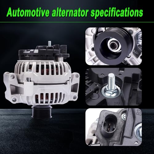 Alternator 150A Fit Mercedes Benz 09-12 C300 3.0L 10-12 GLK350 3.5L - size: 2010-2012 GLK350 3.5L V6