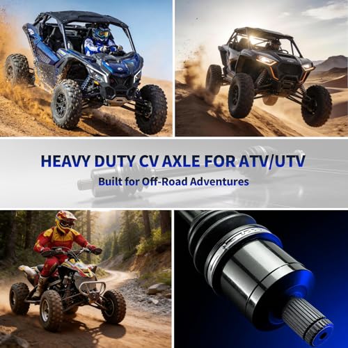 2PCS Rear Left & Right CV Axle Shaft Assembly, Premium CV Joint - color: Rear Left & Right, size: 2 PCS Axles