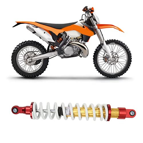 Motorcycle Shock Absorber, 460mm/18.11in Universal Adjustable Rear Suspension, Heavy Duty Motorcycle Rear Shock Strut for ATV, Kart, Scooter, Dirt Bike, Quad, UTV
