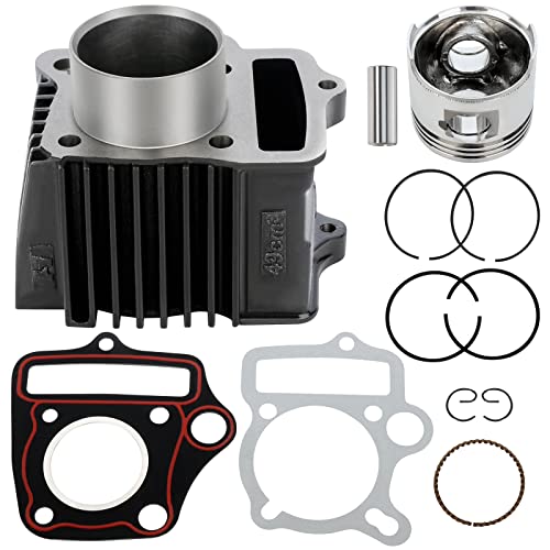 Eccpp Cylinder Piston Kit 1969-1978 for Honda for Z50A Dirt Bike Pit Bike - size: For Honda crf50